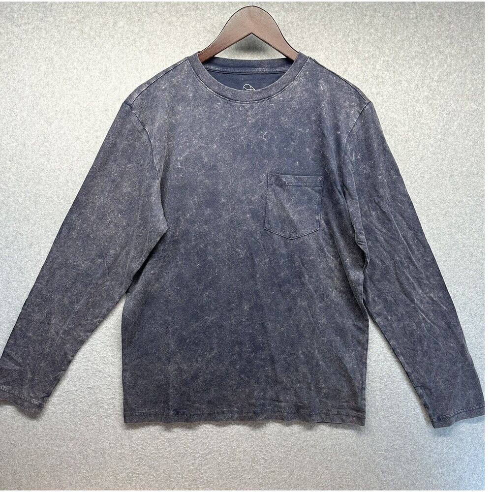 Original Use Mens Shirt Size Small Blue Long Sleeve Crew Neck T-Shirt Pocket NWT